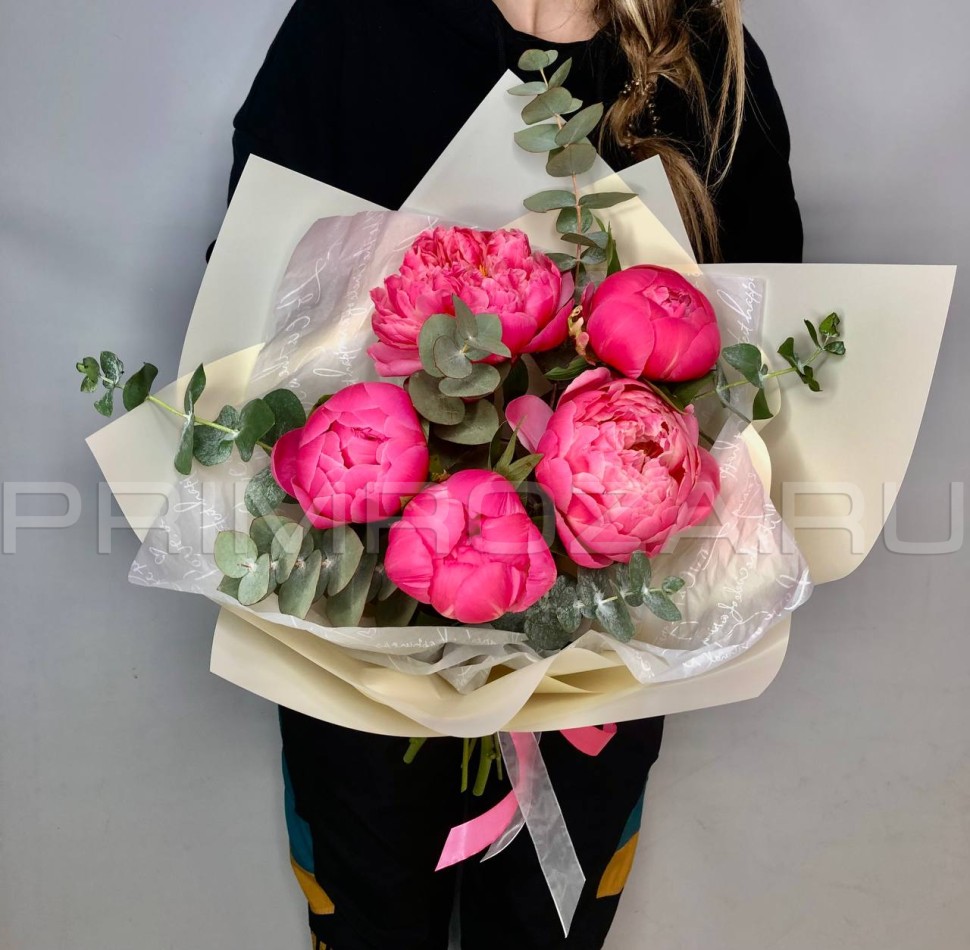 Bouquet of peonies #A0297 Flowers delivery Vladivostok