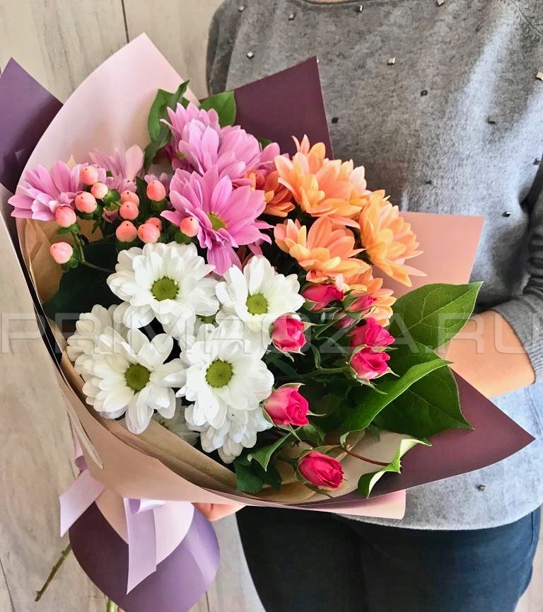 Assorted bouquet #V002 Flowers delivery Vladivostok