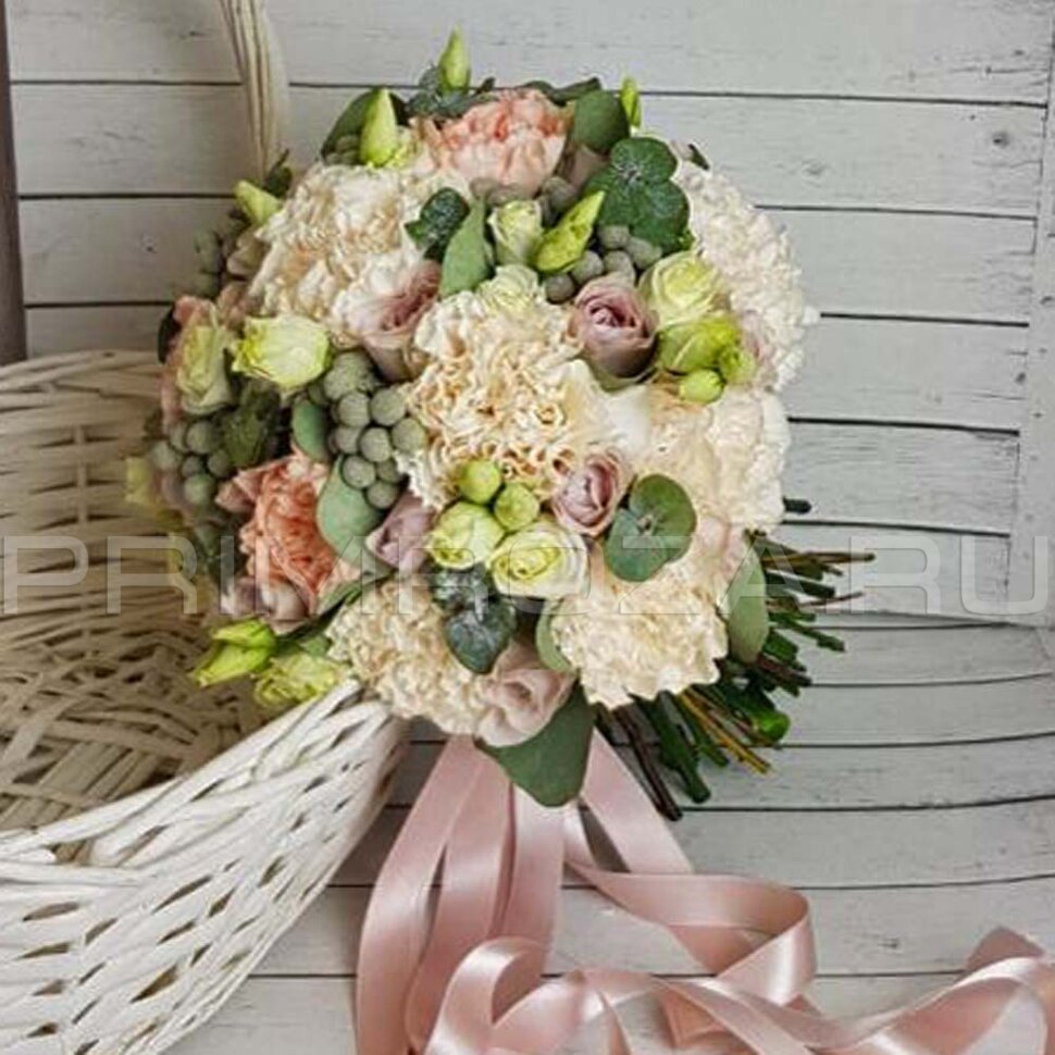 Wedding bouquet #SF012 Flowers delivery Vladivostok