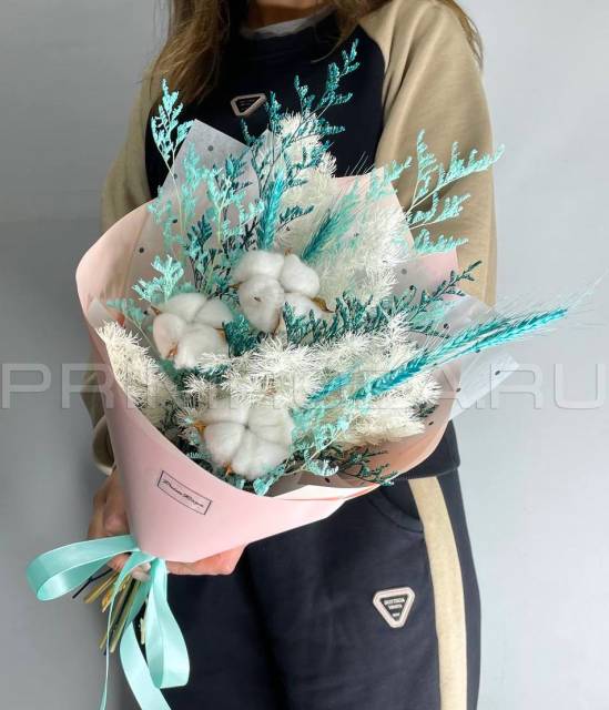 Bouquet of dried flowers compliment #S6786