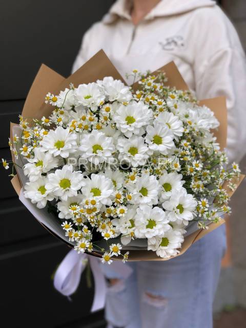 Букет "Ромашковый" #DM002