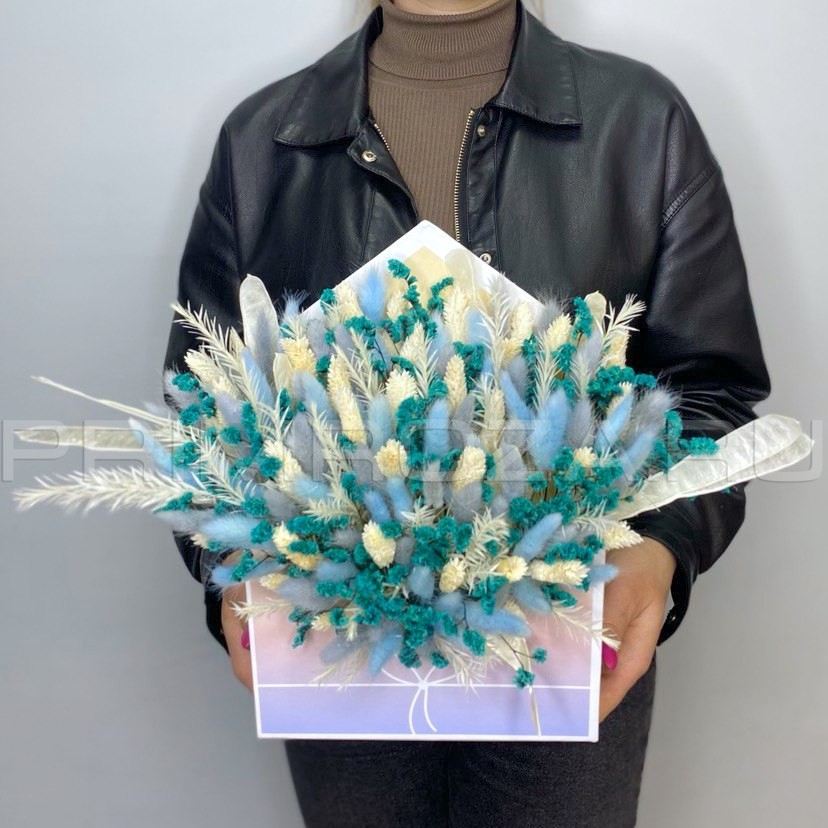 Prefabricated bouquet of dried flowers #B5365 Flowers delivery Vladivostok