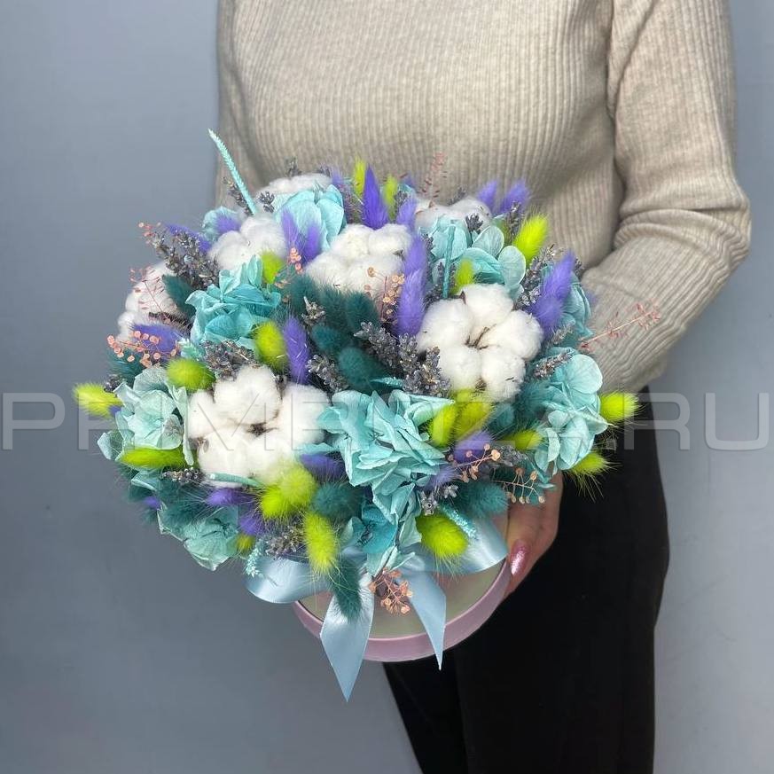 Composite composition of dried flowers #B5111 Flowers delivery Vladivostok