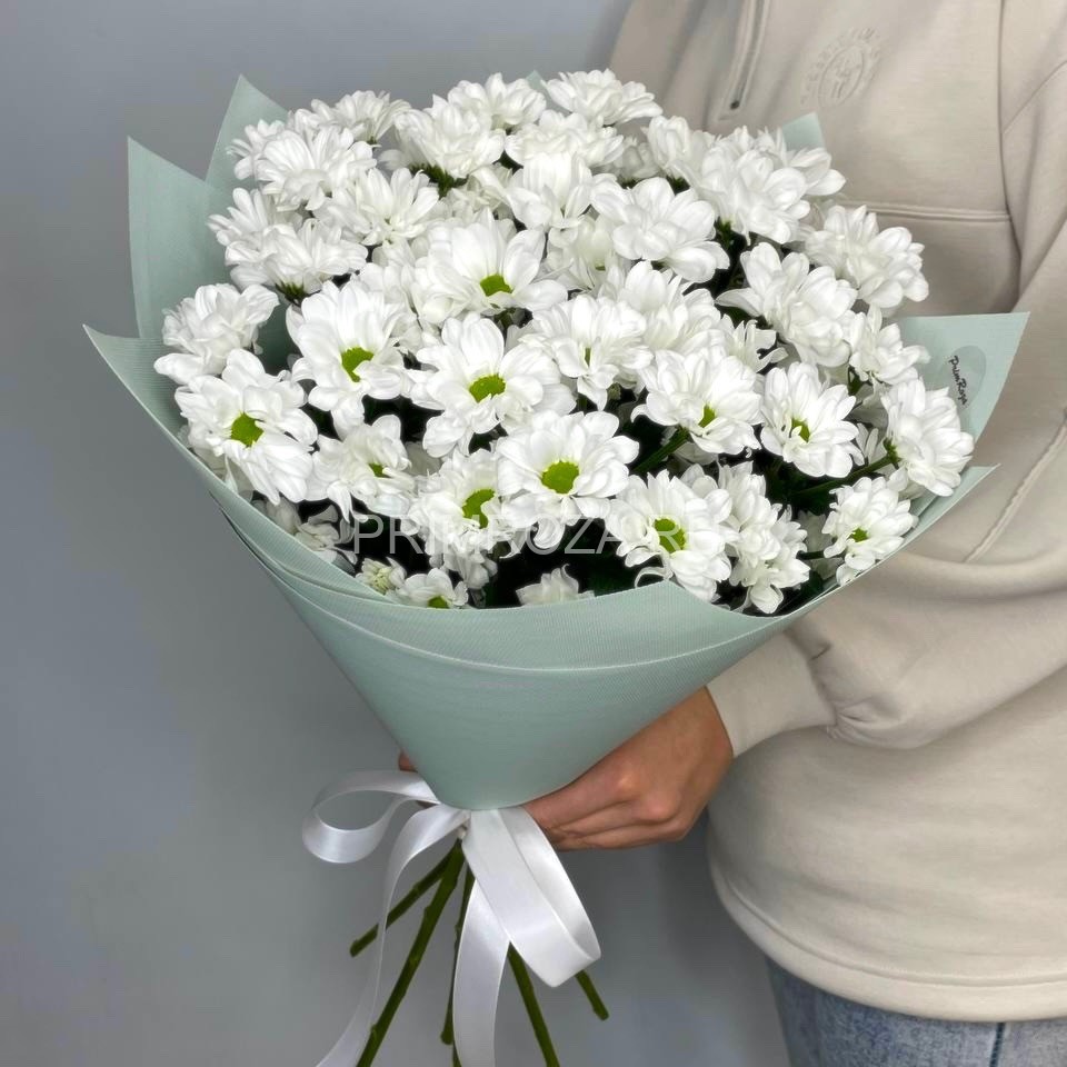 Букет из 7 ромашковых хризантем #DM012 Flowers delivery Vladivostok