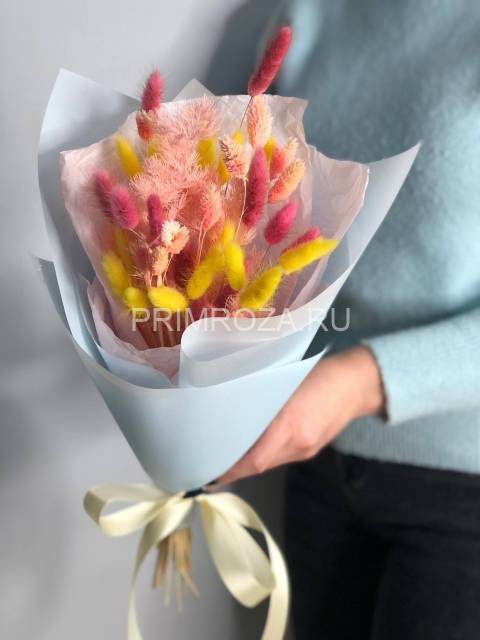 Букет комплимент из сухоцветов #S00121