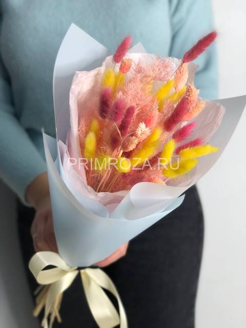 Букет комплимент из сухоцветов #S00121