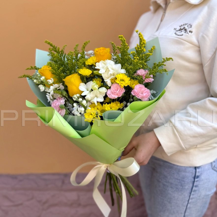 Fragrant bouquet with hyacinths #A1535 Flowers delivery Vladivostok