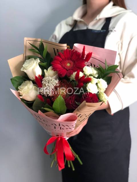 Экзотический букет с нутаном #Т6742