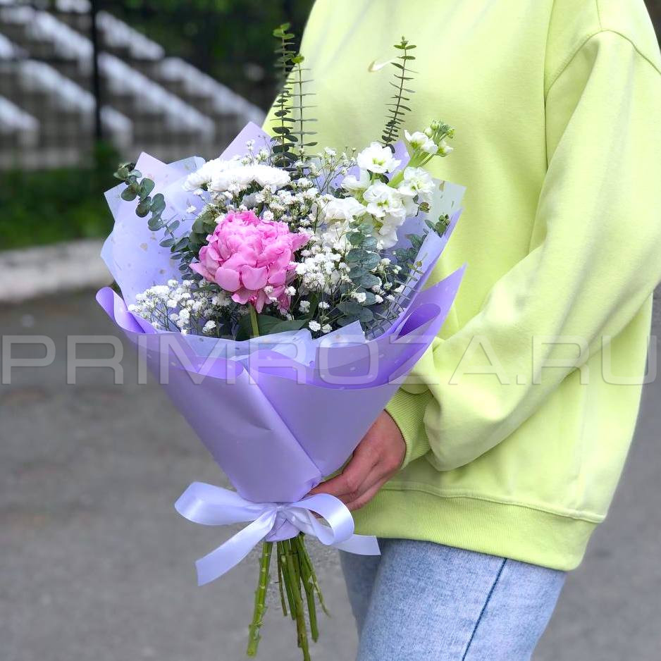 Composition of a peony-shaped rose #R2384 Flowers delivery Vladivostok