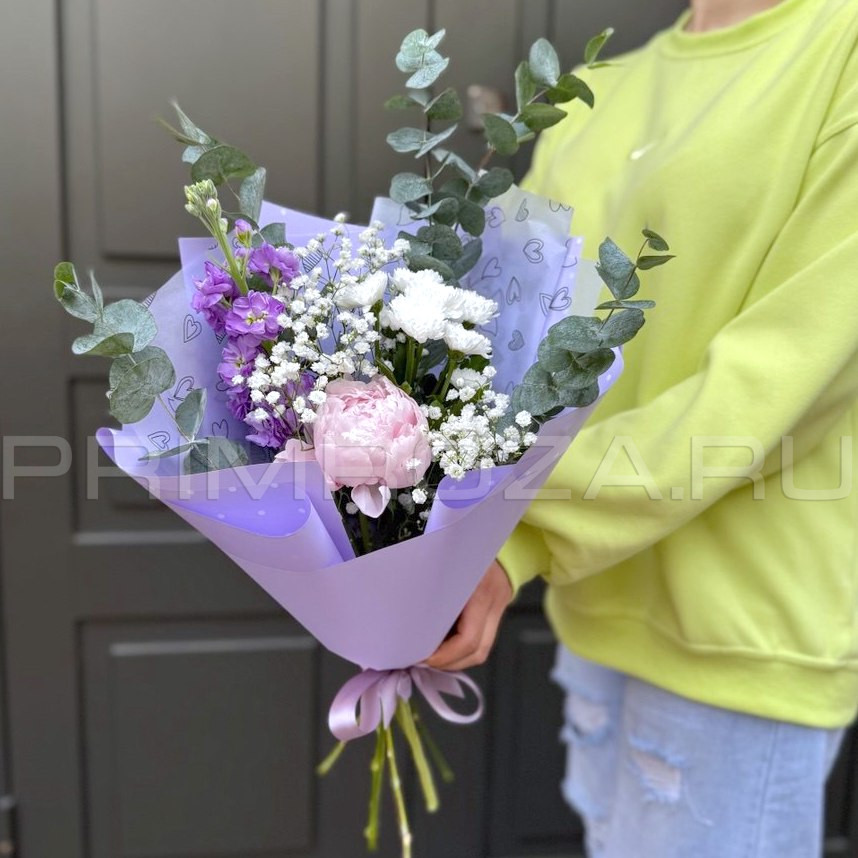 Composition of a peony-shaped rose #R2384 Flowers delivery Vladivostok