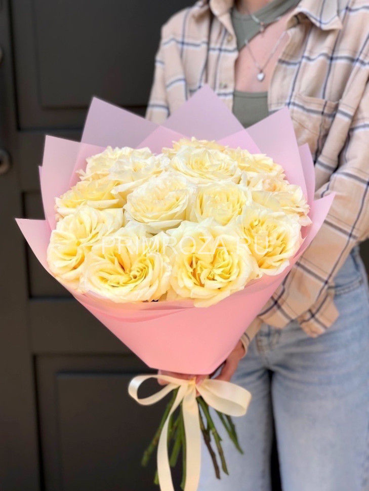 #DV034 Букет пионовидных роз  