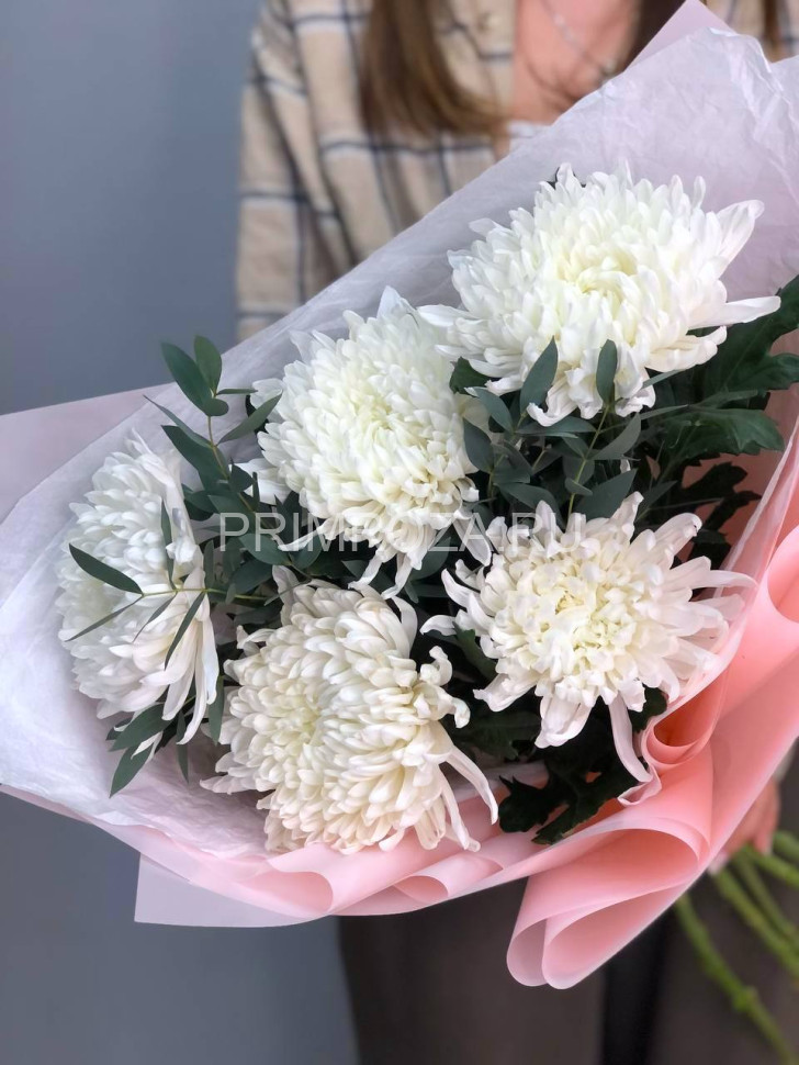 Букет из одноголовых хризантем  Flowers delivery Vladivostok