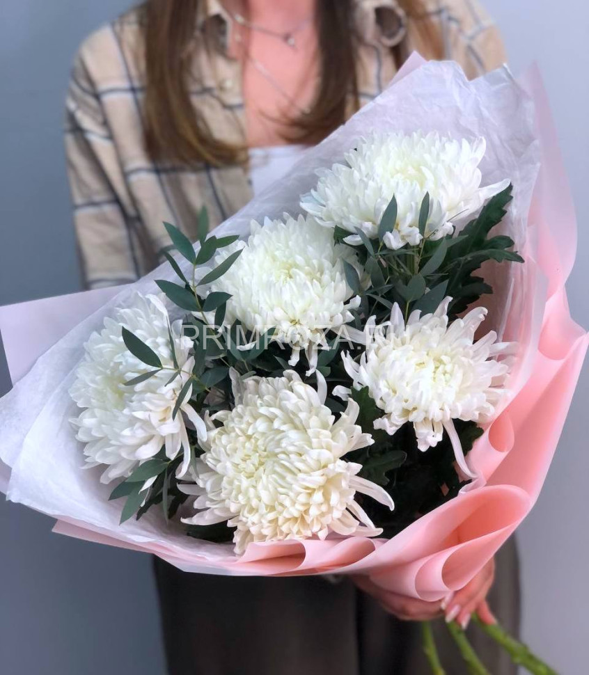 Букет из одноголовых хризантем  Flowers delivery Vladivostok