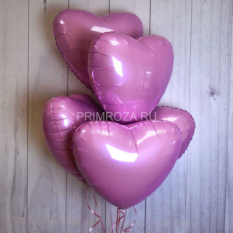 Шарики розовые #SH100 Flowers delivery Vladivostok