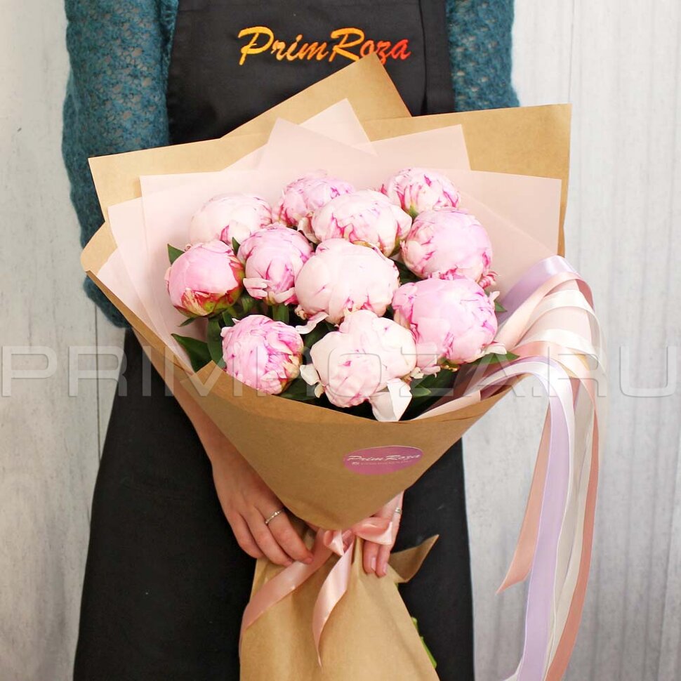 Peonies #P001 Flowers delivery Vladivostok