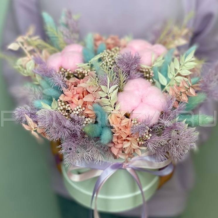 Composite composition of dried flowers #B1112 Flowers delivery Vladivostok