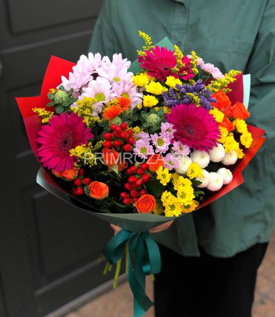 Сборный букет "Карнавал красок" #DM023