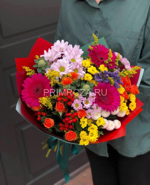 Сборный букет "Карнавал красок" #DM023