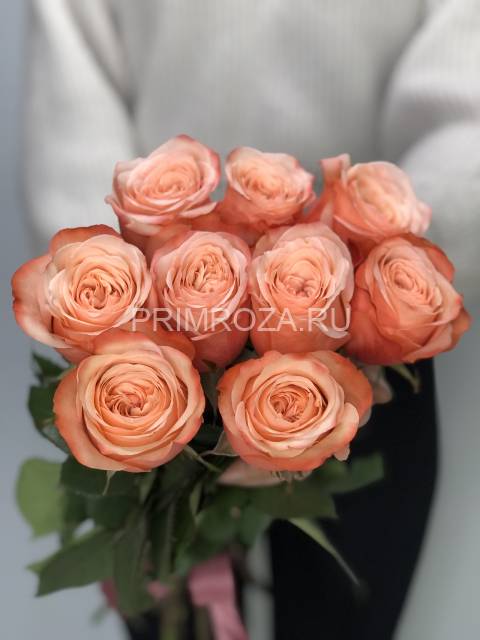 Букет из 9 пионовидных роз Кахала