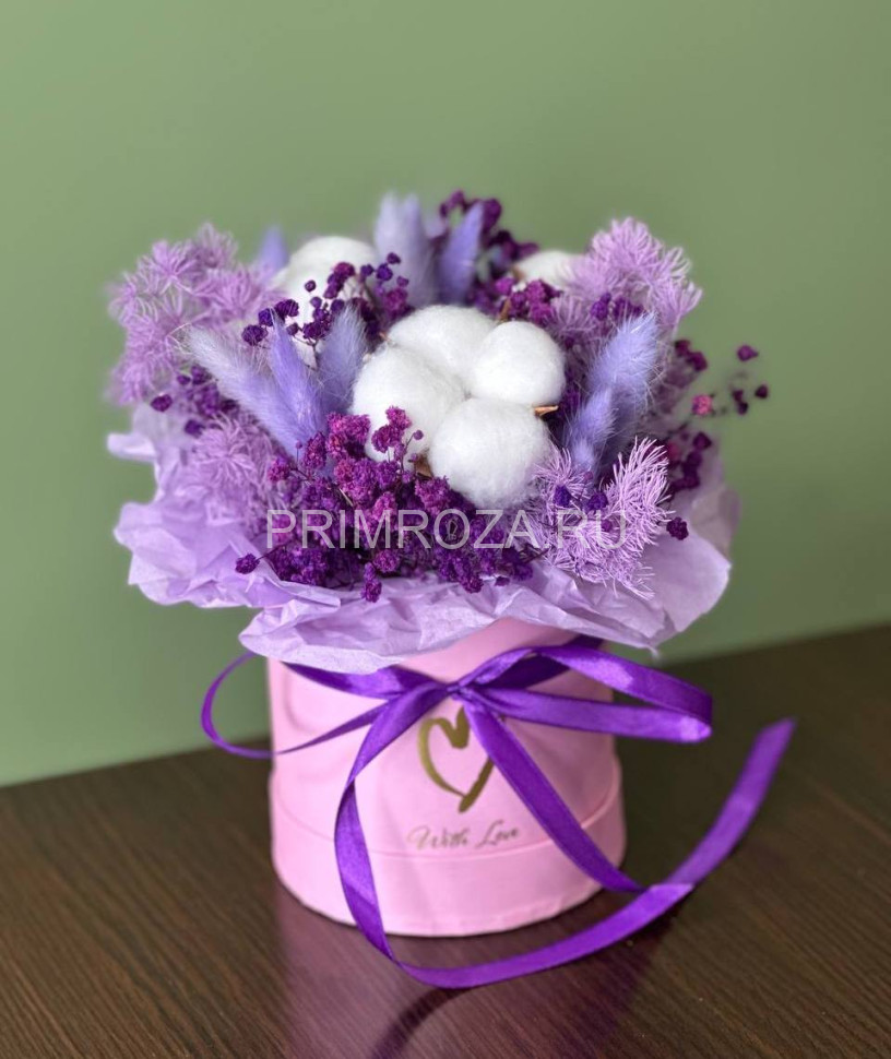 Сборная композиция из сухоцветов #B6851 Flowers delivery Vladivostok