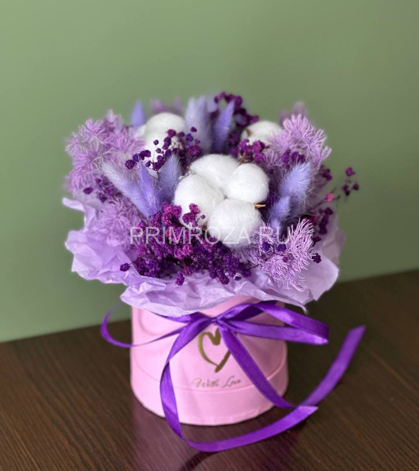 Сборная композиция из сухоцветов #B6851 Flowers delivery Vladivostok