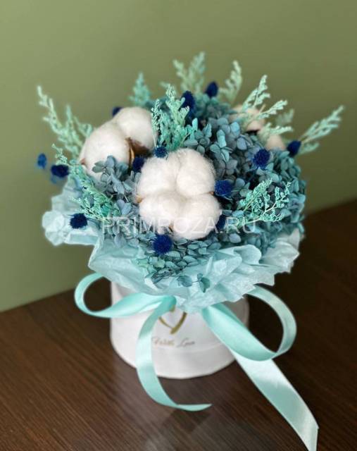 Сборная композиция из сухоцветов #B6853