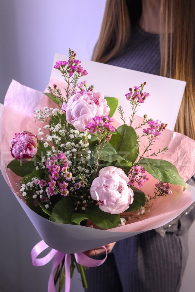 Assorted peonies  Flowers delivery Vladivostok