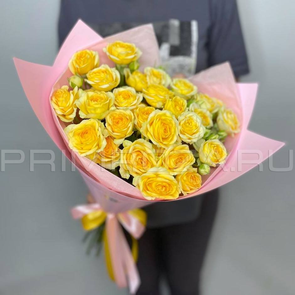 Bouquet of roses from 7 bush roses #R054663 Flowers delivery Vladivostok