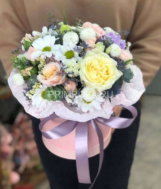 Сборная композиция в тубусе #А460