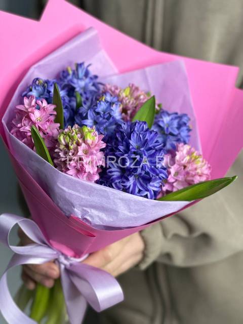 Букет с гиацинтами #A2531