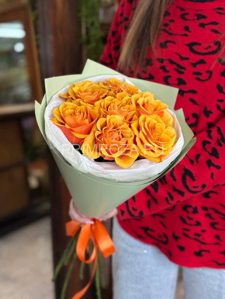 Bouquet of 7 roses Flowers delivery Vladivostok