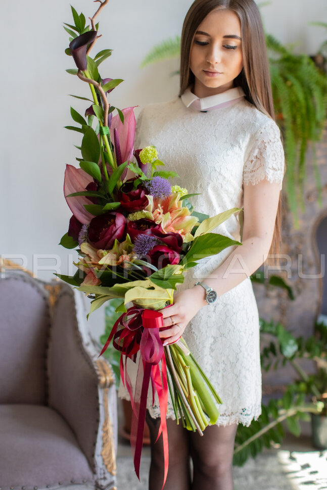 The author's men's bouquet #A3566 Flowers delivery Vladivostok