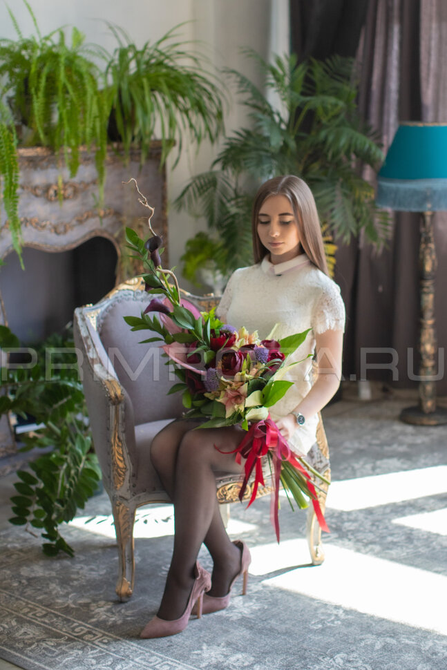 The author's men's bouquet #A3566 Flowers delivery Vladivostok