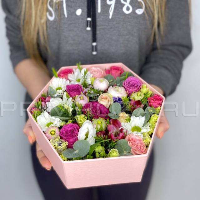 Flower Hexagon #A5394