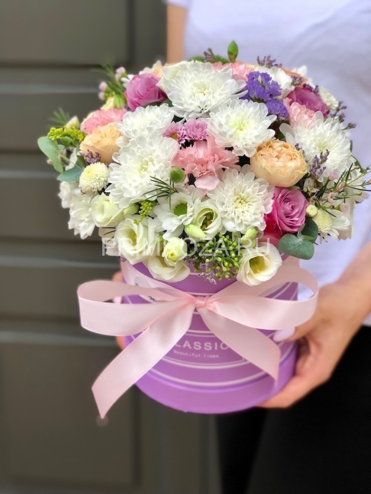 Цветочная композиция из хризантем # Flowers delivery Vladivostok