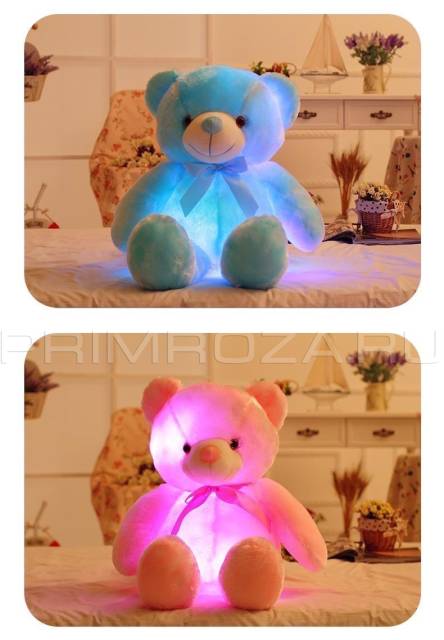 Glowing teddy bear 50cm