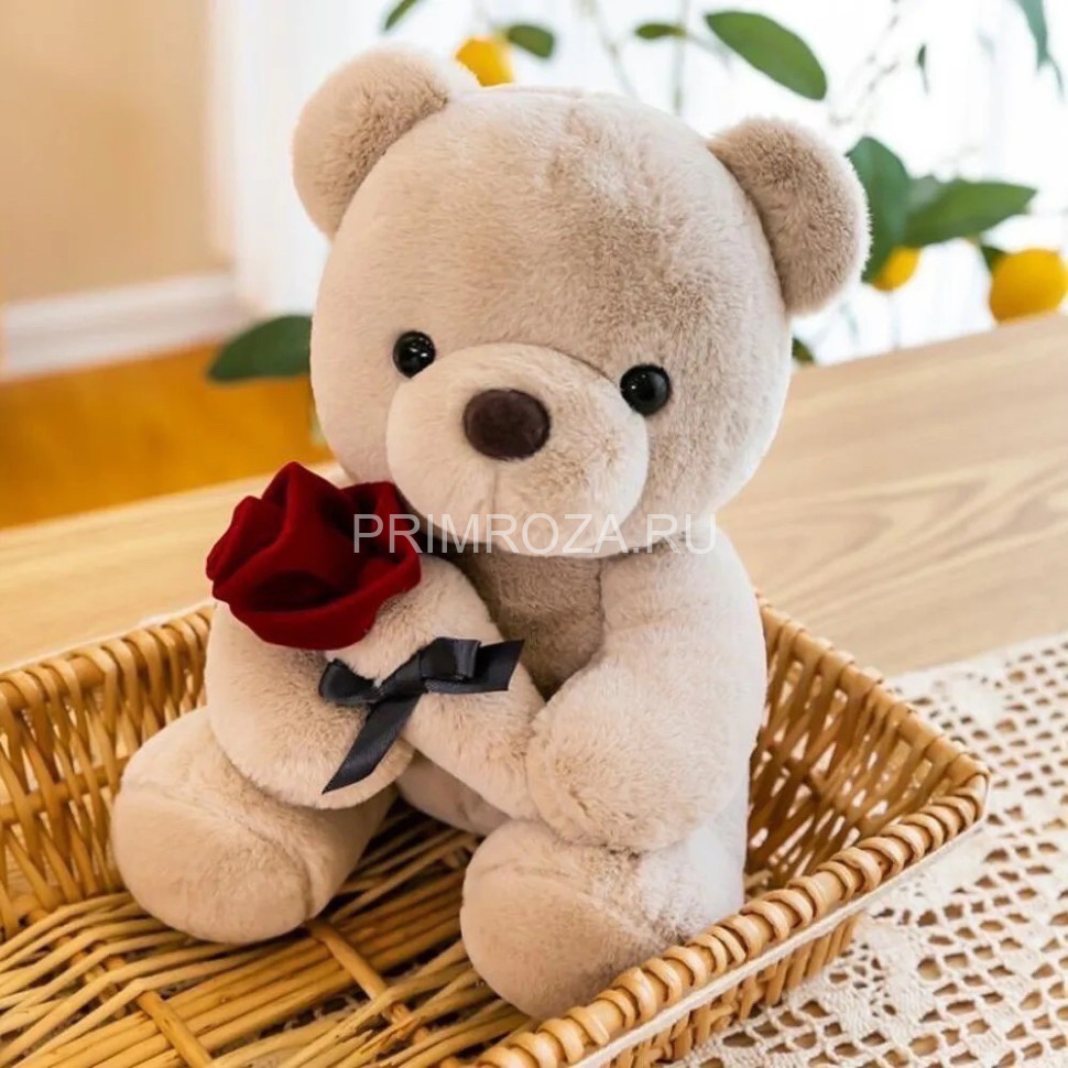 Мягкая игрушка Мишка-Романтик  Flowers delivery Vladivostok