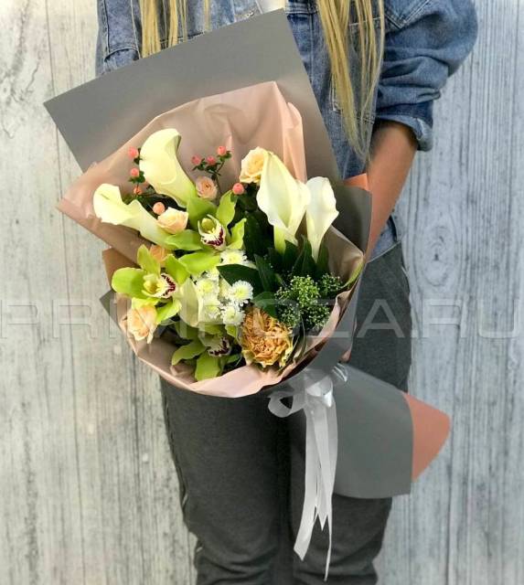 Bouquet of calla lilies #K96276