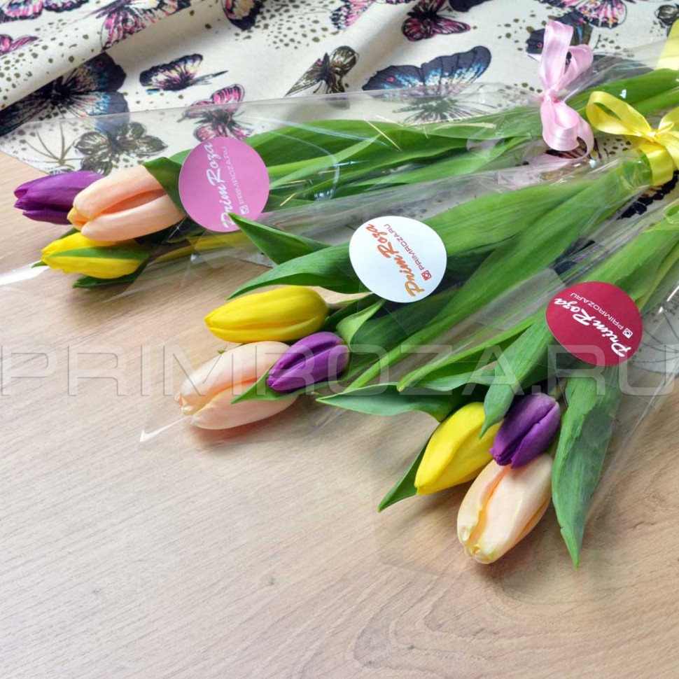 Тюльпаны 3 шт. Для корпоративных клиентов. Заказ только по телефону.  Flowers delivery Vladivostok