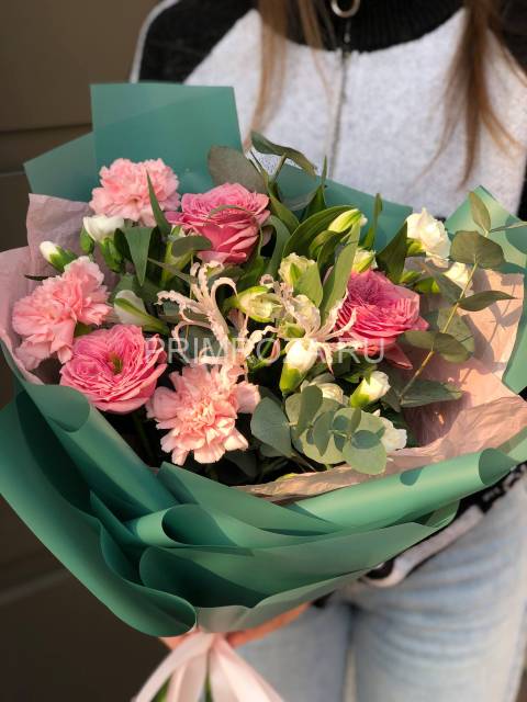 Экзотический букет с нерине #A58221