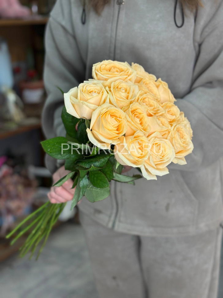 Букет из персиковых роз Flowers delivery Vladivostok