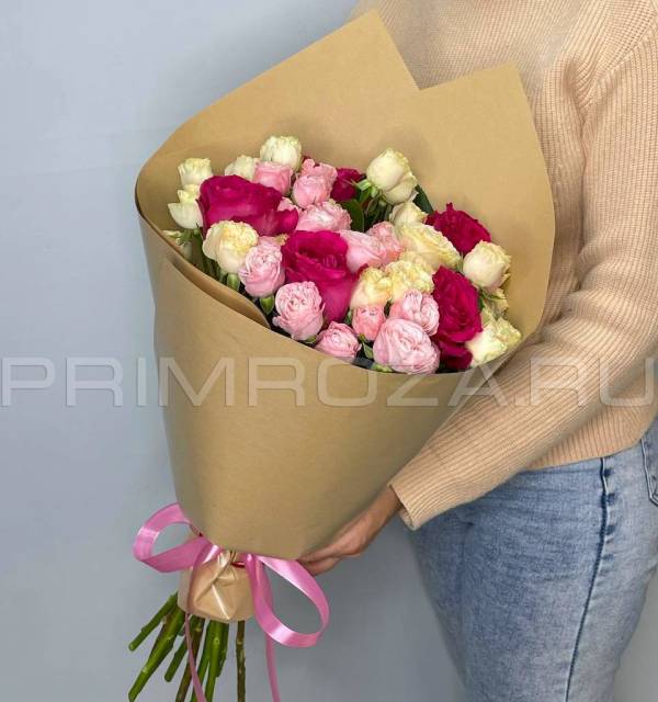 Bouquet of Bush roses roses #R00593