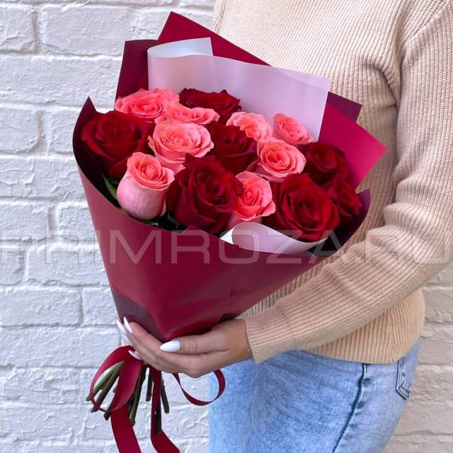 Bouquet of Ecuadorian roses #R5113