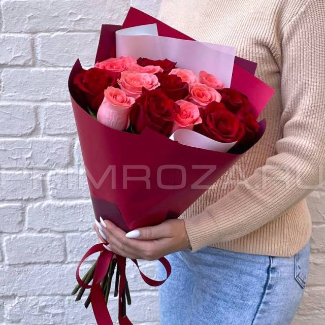 Bouquet of Ecuadorian roses #R5113