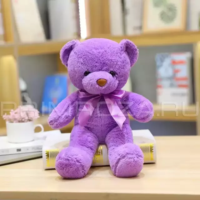 Teddy bear with a bow (35cm)