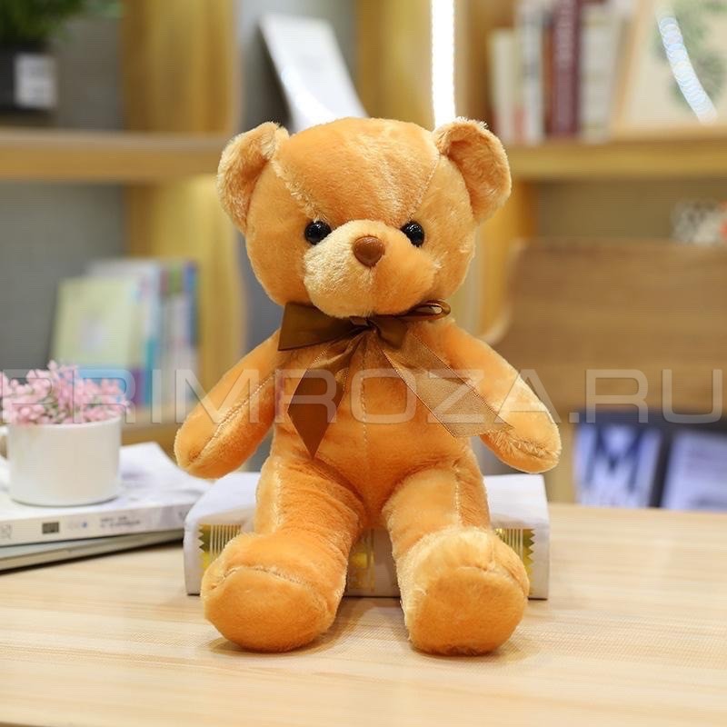 Teddy bear with a bow (35cm) Flowers delivery Vladivostok