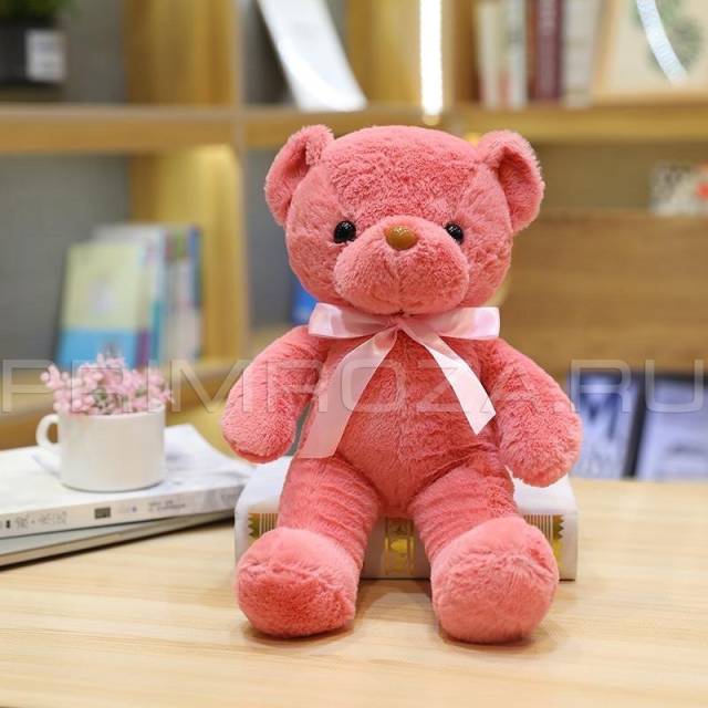 Teddy bear with a bow (35cm)