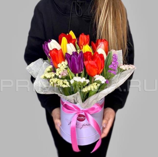 A box of tulips 