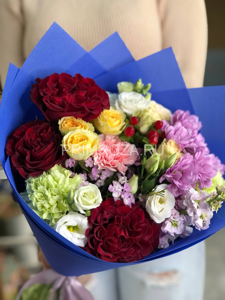 Букет с пионовидной розой #6349 Flowers delivery Vladivostok