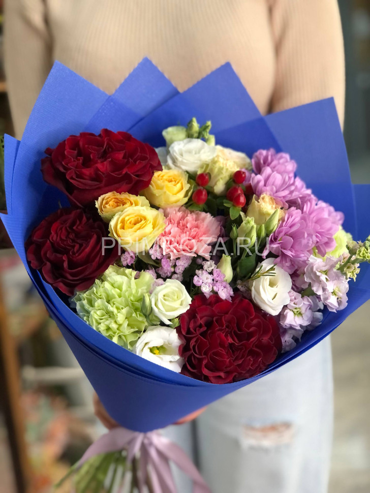 Букет с пионовидной розой #6349 Flowers delivery Vladivostok